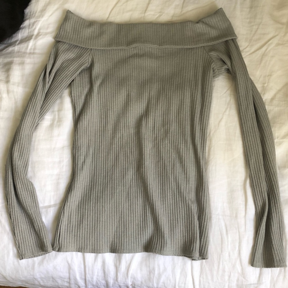 cutest off the shoulder sweater